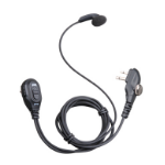 Hytera ESM12 headphones/headset Ear-hook Black