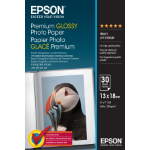 Epson Premium Glossy Photo Paper - 13x18cm - 30 Sheets