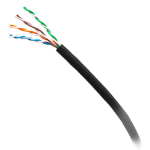 C2G 1000ft (304.8m) TAA-Compliant Cat6a Bulk Unshielded (UTP) Ethernet Network Cable with Solid Conductors-Plenum CMP-Rated - Black