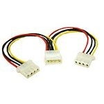 C2G 5.25 Internal Power Y-Cable 0.5 m