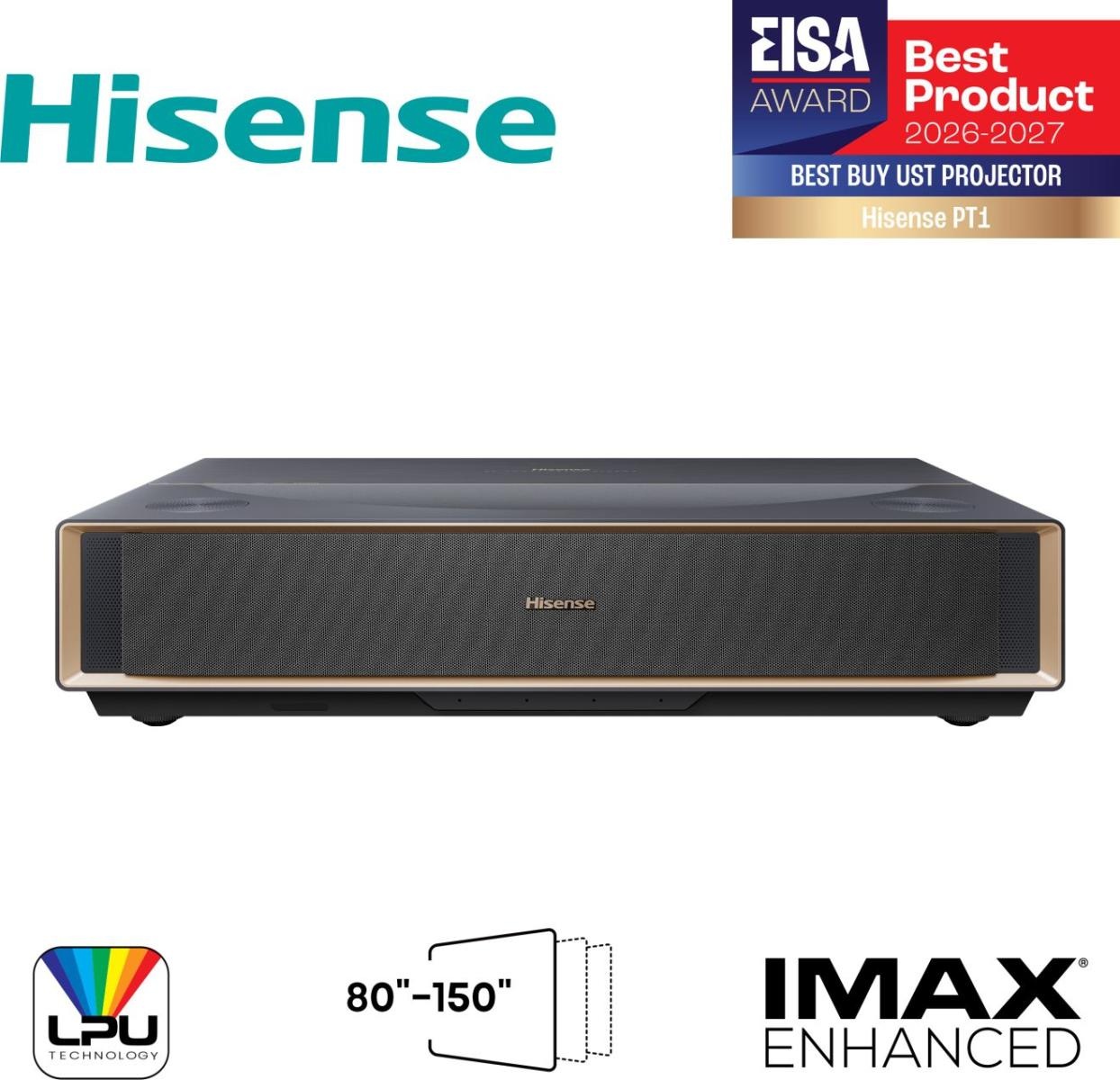 Hisense Black Pt1 Ultra Short Throw Projector Uhd 4K (3840X2160) 3D