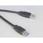Akasa USB 3.0 A to A USB cable 1.5 m USB A Black