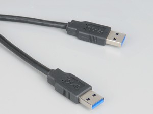Akasa USB 3.0 A to A USB cable 1.5 m USB A Black