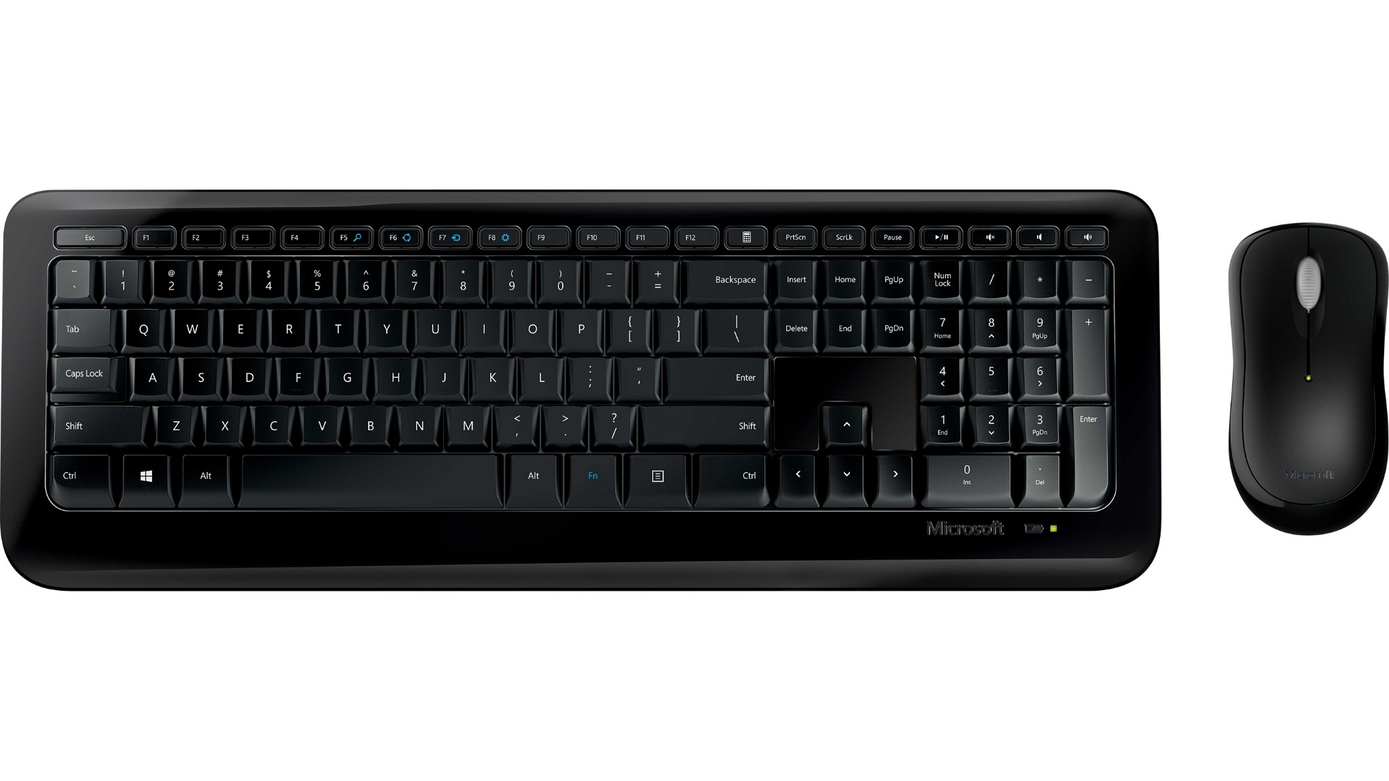 Microsoft Wireless Desktop 850 keyboard Mouse included RF Wireless Black