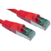 Cables Direct Cat5e F/UTP networking cable Red 0.5 m F/UTP (FTP)