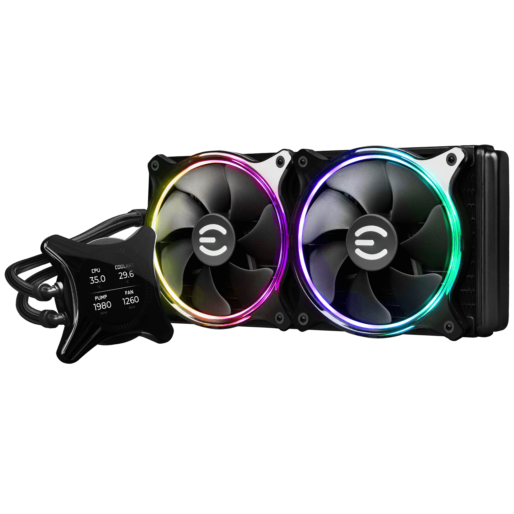 Image of EVGA 400-HY-CX28-V1 computer cooling system Processor All-in-one...