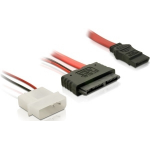 DeLOCK Cable Micro SATA female + 2Pin Power SATA SATA cable 0.30 m Red