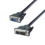 connektgear 3m VGA to DVI-I Monitor Connector Cable - Male to Male - 24+5 Analogue