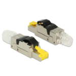 DeLOCK 86485 wire connector RJ45 Black,Silver,Transparent,Yellow
