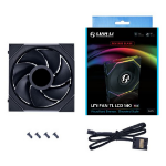 Lian Li UNI FAN TL LCD Computer behuizing Ventilator 14 cm Zwart