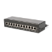 Digitus Desktop CAT 6A, Class EA patch panel, shielded, black