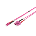 Digitus Fiber Optic Multimode Patch Cord, OM4, LC / SC