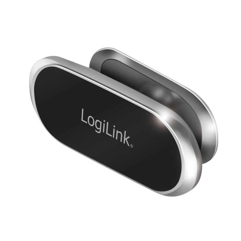 LogiLink Smartphone car holder. magnetic. silver