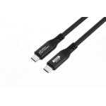 Microconnect USB4CC1-240W-80GBPS USB cable USB4 Gen 3x2 1 m USB C Black