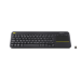 Logitech K400 Plus keyboard RF Wireless QWERTZ Swiss Black