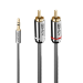 Lindy 1M PHONO AUDIO CABLE, CROMO LINE