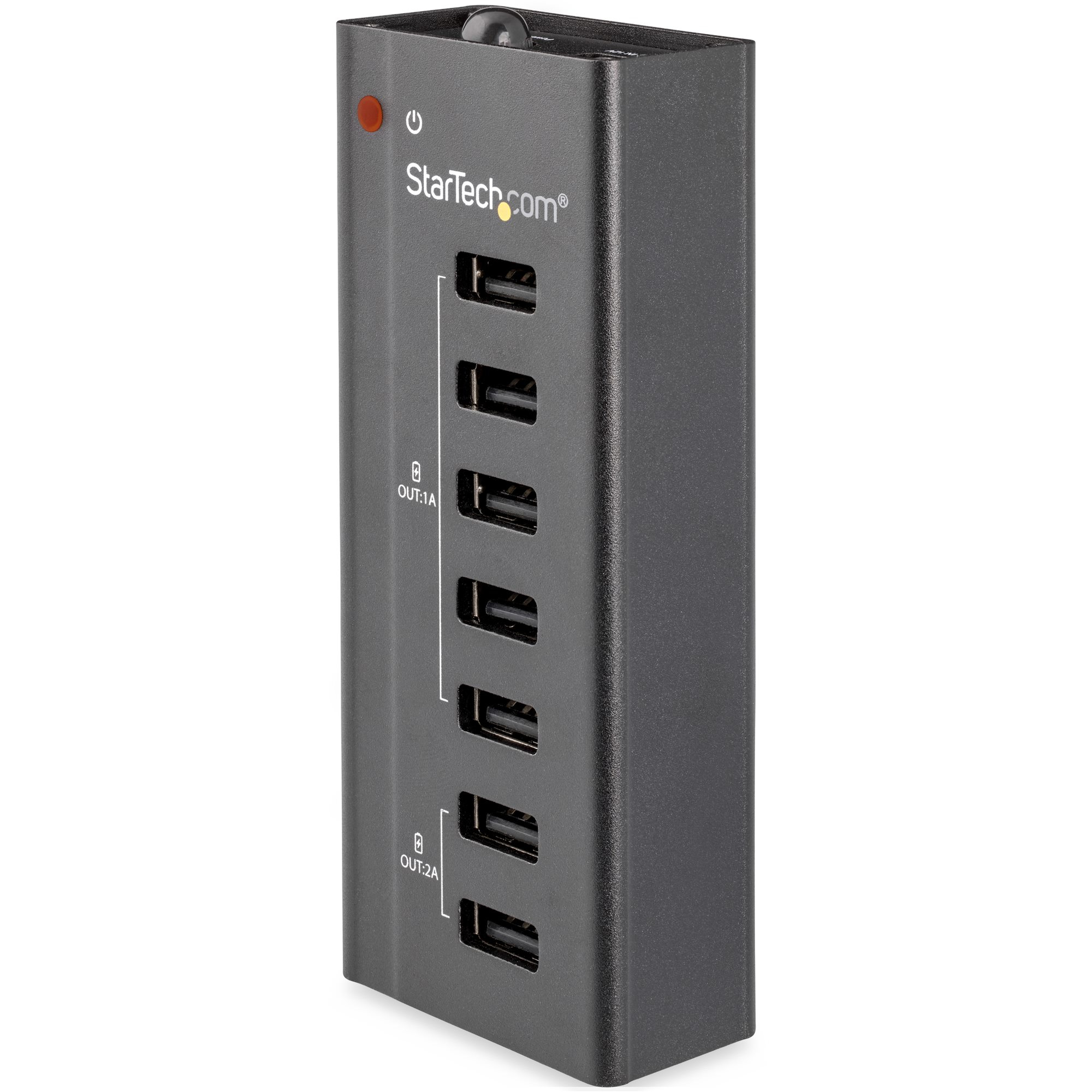 Image of StarTech.com 7-Port USB Charging Station with 5x 1A Ports and 2x...