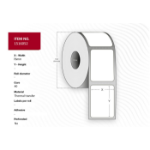 Capture 1516052 printer label White