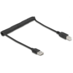 DeLOCK 90130 USB cable USB 2.0 0.8 m USB A Black