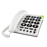 Doro PhoneEasy 311c Analog telephone White