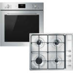 Smeg Cucina Multifunction Electric Oven & Gas Hob Pack