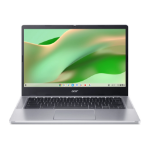 Acer Chromebook 314 CB314-4H-361R Intel® Core™ i3 i3-N305 35.6 cm (14") Full HD 8 GB LPDDR5-SDRAM 128 GB SSD Wi-Fi 6E (802.11ax) ChromeOS Silver