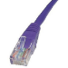 Cables Direct 0.5m CAT5e UTP networking cable Purple