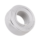 Maclean MCTV-574 coaxial cable RG-6/U 25 m White