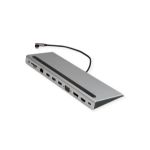 VALUE 12.99.1117 laptop dock/port replicator Wired USB 3.2 Gen 2 (3.1 Gen 2) Type-C Grey