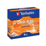 Verbatim DVD-R 8cm Matt Silver 8.5 GB DVD-R DL 3 pc(s)