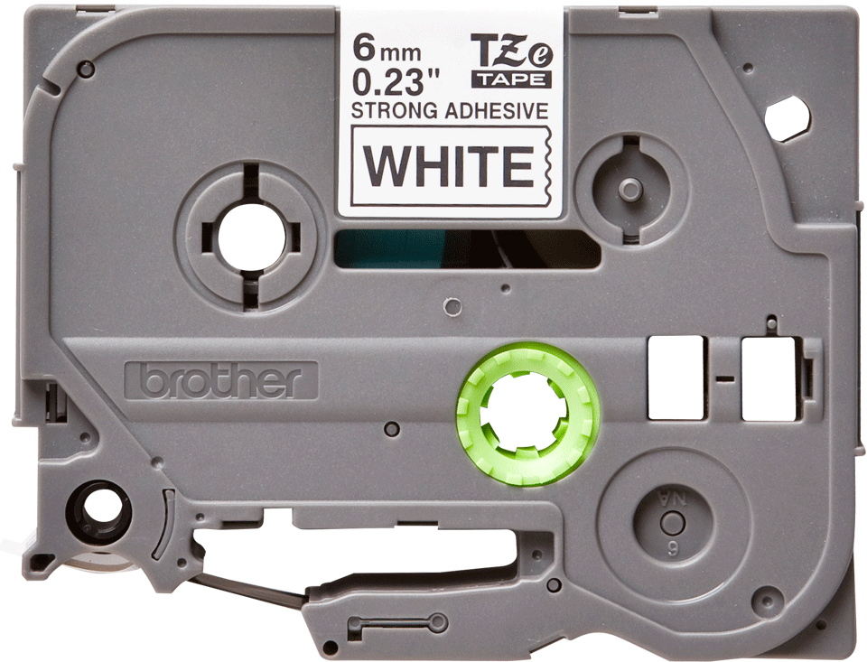 Brother TZE-S211 DirectLabel black on white extra strong Laminat 6mm x 8m for Brother P-Touch TZ 3.5-18mm/6-12mm/6-18mm/6-24mm/6-36mm