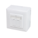 LogiLink NP0126 socket-outlet RJ-45 Metallic, White