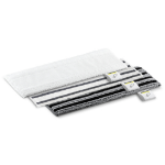 Kärcher 2.863-341.0 dweilaccessoire Dweilwegwerpdoek Zwart, Grijs, Wit