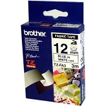 Brother Fabric Labelling Tape - 12mm, Blue/White label-making tape TZ