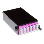 ACT High Density fanout cassette 24 vezels MTP®-MPO Low Loss OM4