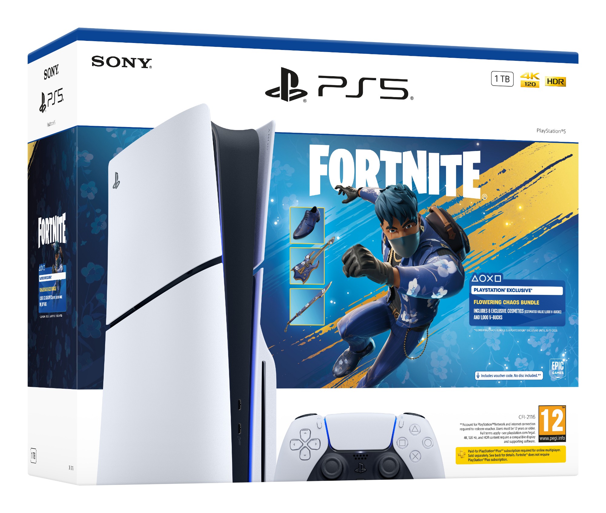 EU Product - PlayStation 5 - Fortnite Flowering Chaos Bundle
