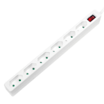 LogiLink LPS232 power extension 1.5 m 6 AC outlet(s) Indoor White