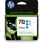 HP 712 3-pack 29-ml Cyan DesignJet Ink Cartridge