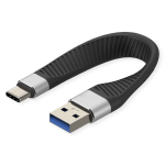 ROLINE 11.02.9017 USB cable USB 3.2 Gen 2 (3.1 Gen 2) 0.11 m USB A USB C Black