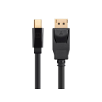 Monoprice 15888 DisplayPort cable 18.1" (0.46 m) Mini DisplayPort Black