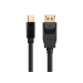 Monoprice 15888 DisplayPort cable 18.1" (0.46 m) Mini DisplayPort Black