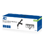 ACT Monitorarm 32" office met gasveer, 2 schermen