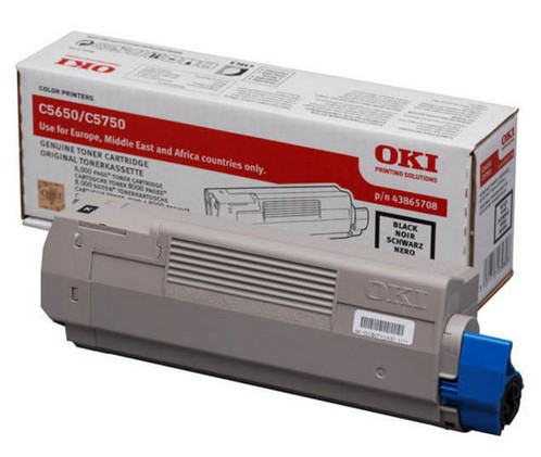 Image of OKI 43865708 Toner black, 8K pages/5% for OKI C 5650