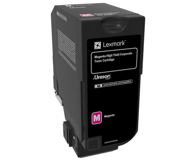 Lexmark 74C2HME Toner-kit magenta return program corporate, 12K pages ISO/IEC 19798 for Lexmark CS 725