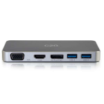 C2G 88845 dockingstation voor mobiel apparaat Tablet/smartphone Grijs, Zilver