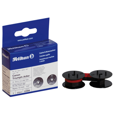 Pelikan 520866 compatible Nylon black+red, 13 mm/6 m, Pack qty 1