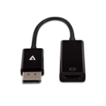V7 CBLDPHDSL-1E video cable adapter 3.94" (0.1 m) DisplayPort HDMI Black