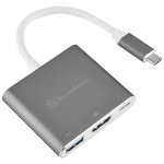 Silverstone SST-EP08C interface hub USB 3.2 Gen 1 (3.1 Gen 1) Type-C 32 Mbit/s Charcoal