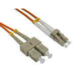 Cables Direct 1m OM2 Fibre Optic Cable LC - SC (Multi-Mode)