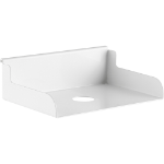 InLine Slatwall Shelf small, white